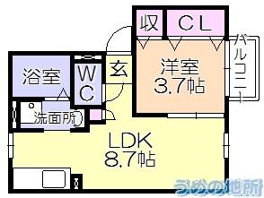 間取図(平面図)
