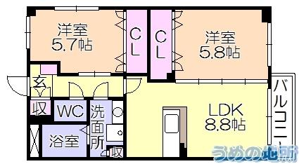 間取図(平面図)