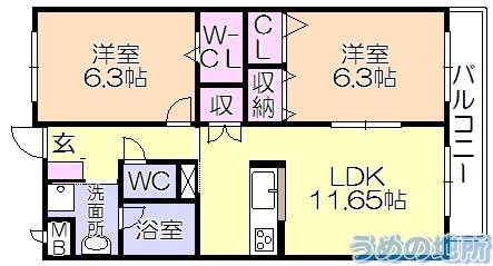 間取図(平面図)