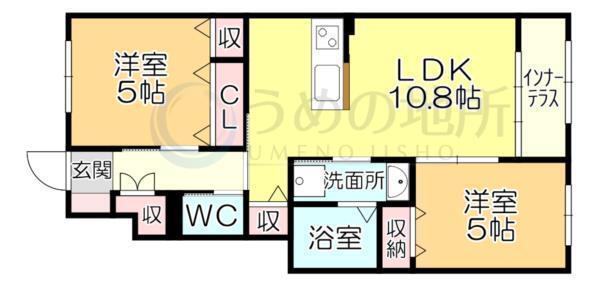 Mana（105） 間取り図画像