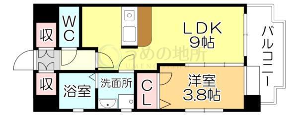 みついﾋﾞﾙ（401） 間取り図画像
