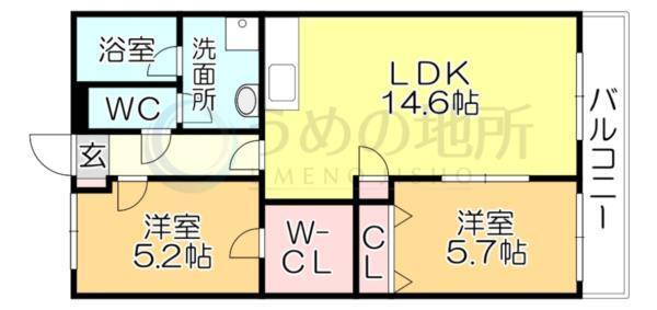 Lino24（202） 間取り図画像
