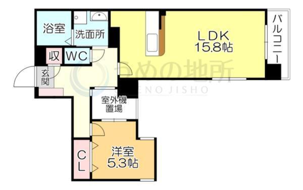 MARKSFORT花畑（202） 間取り図画像