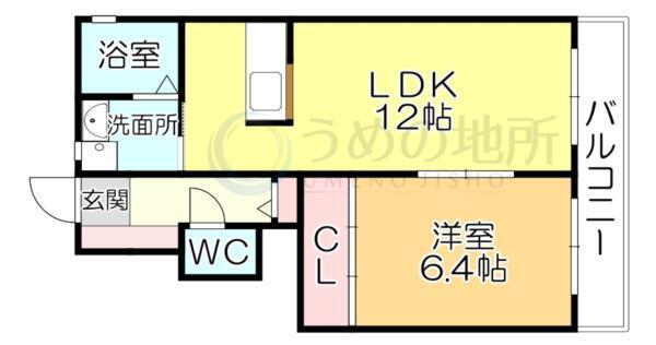 かぐや姫ﾊﾟｰｸB（102） 間取り図画像