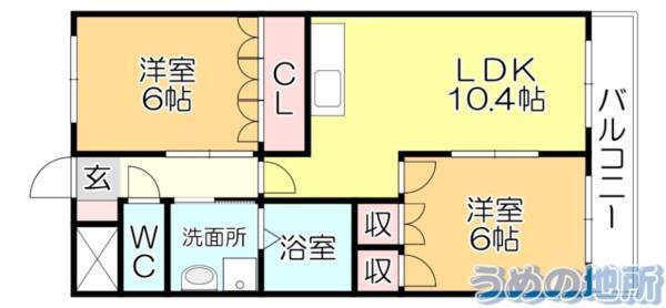 ﾌﾟﾗｲﾏﾘｯﾂ（205） 間取り図画像