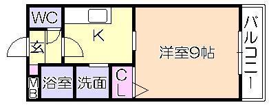 ｱｲﾋﾞｰｺｰﾄ12の月（205） 間取り図画像
