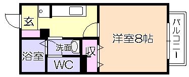 ﾏｰｻ･ｼﾞｭﾈｽ（205） 間取り図画像