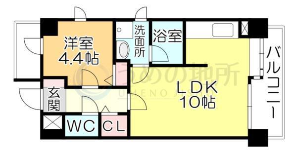 ｴｸｾﾚﾝﾄ東町（705） 間取り図画像