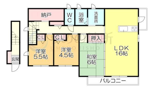 ﾄﾞｰﾏ櫛原（2階）（2） 間取り図画像