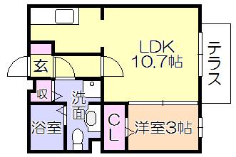ﾌﾞﾘｴｳﾞｪｰﾙ都（103） 間取り図画像