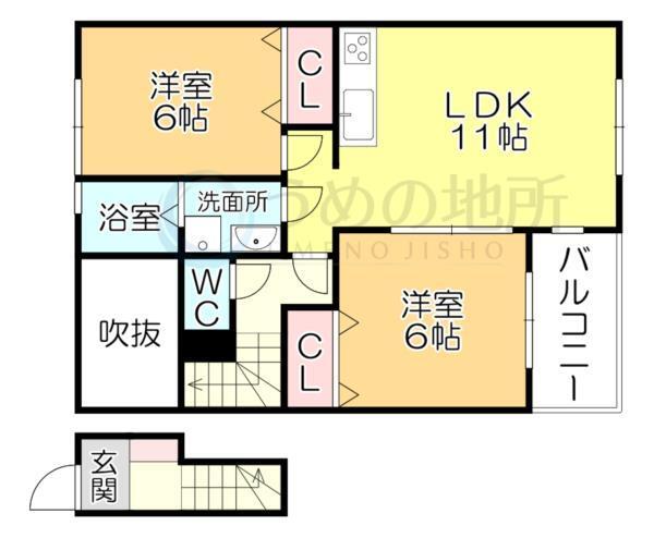 ﾌﾛﾝﾄﾊﾟｰｸK（203） 間取り図画像