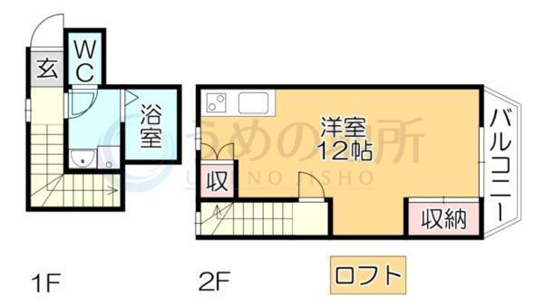 ﾗｾｯﾄﾋﾞﾚｯｼﾞM　A（102） 間取り図画像