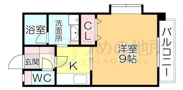 ﾚｸﾞﾙｽｸﾚｰﾙ（309） 間取り図画像