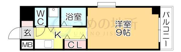 ﾘﾌｧﾚﾝｽ久留米駅前（208） 間取り図画像