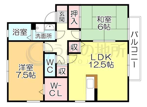 ﾒﾙﾍﾞｰﾕ・ﾄﾞﾐｰﾙA棟（207） 間取り図画像