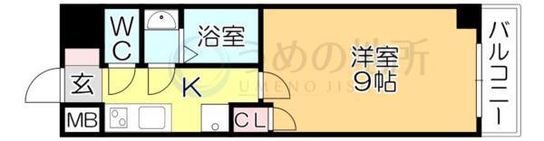 ﾘﾌｧﾚﾝｽ久留米駅前（206） 間取り図画像