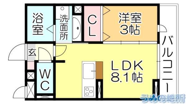 CASTILLO（208） 間取り図画像