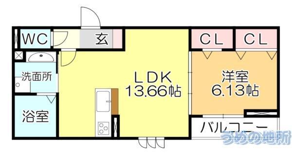 D-roomT.MII（302） 間取り図画像