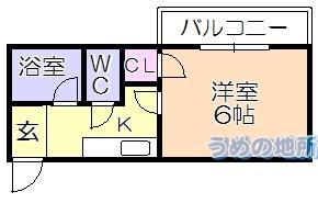 R-BOX OHISHI（206） 間取り図画像