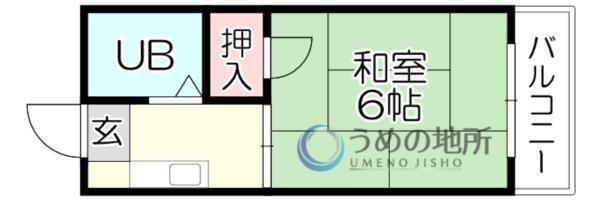 ｺｰﾎﾟ近藤（205） 間取り図画像