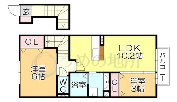 ｸﾞﾗﾝﾄﾞｿﾚｰﾕRS（202） 間取り図画像