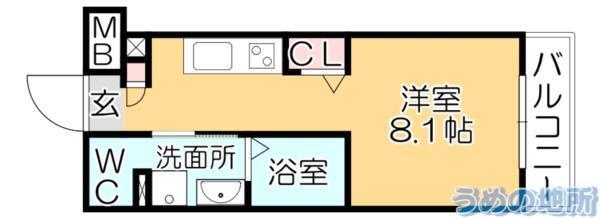 ｸﾞﾗﾝｼﾞｭｰﾙ大手町（703） 間取り図画像