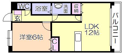ｸﾞﾗﾝﾄﾞｩｰﾙ（山川）（302） 間取り図画像