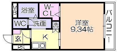 ｼｪｿﾜ（305） 間取り図画像