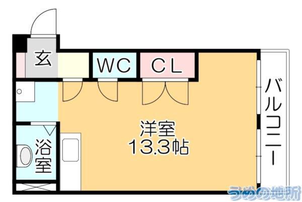 ﾜﾝﾊﾞｲﾜﾝ（110） 間取り図画像