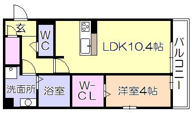 Aria（207） 間取り図画像