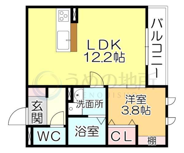 D-roomT.MII（101） 間取り図画像