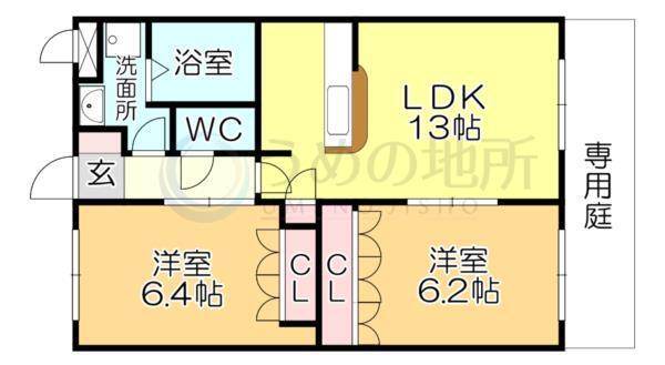Forest美咲（103） 間取り図画像