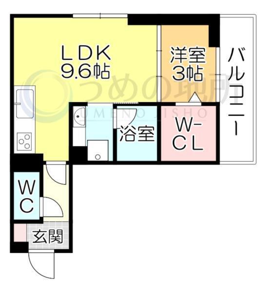 D-ROOM＋西町（202） 間取り図画像