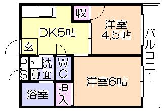 ｺｰﾎﾟﾚｰﾃｨｯﾄﾞﾅｶｼﾏ（105） 間取り図画像