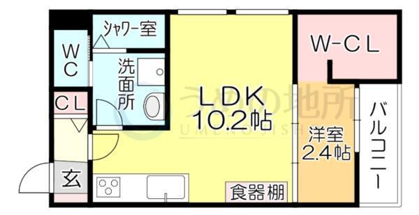 TRIOVE JR久留米ｱｸｼｽ（301） 間取り図画像