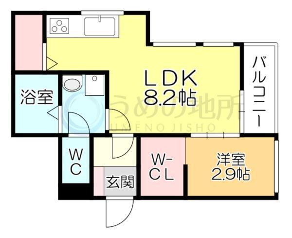 TRIOVE JR久留米ｱｸｼｽ（303） 間取り図画像