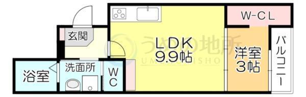 TRIOVE JR久留米ｱｸｼｽ（302） 間取り図画像