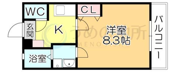 ｸﾞﾗﾝﾄﾞｱﾏﾚｰII番館（202） 間取り図画像
