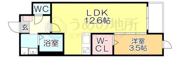 LIFEFIELD久留米（301） 間取り図画像
