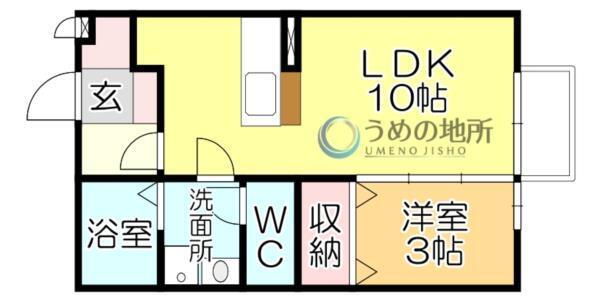 ｸﾞﾗﾝｼｬﾘｵ宮ノ陣（102） 間取り図画像