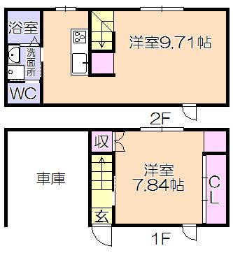 regalo合川（E） 間取り図画像