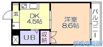 ｺｰﾎﾟ加月A棟（207） 間取り図画像