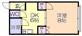 ｻﾝﾊｲﾂ坂口（103） 間取り図画像