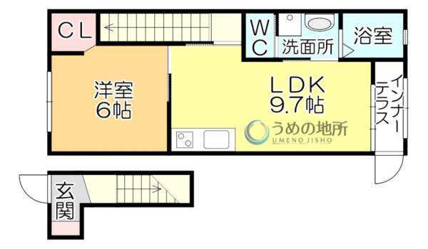 ｾﾝﾀｰﾌｨｰﾙﾄﾞ（205） 間取り図画像