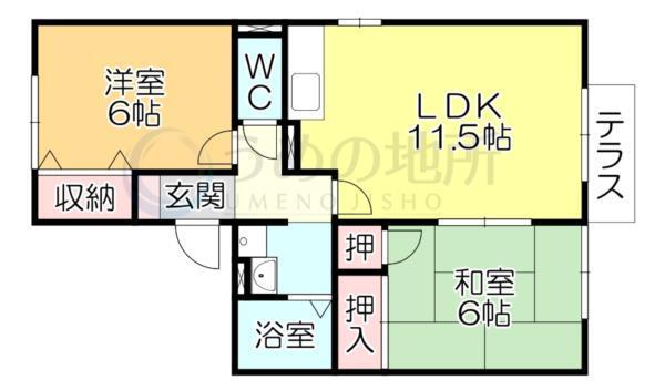 ｾｼﾞｭｰﾙよあけ（103） 間取り図画像