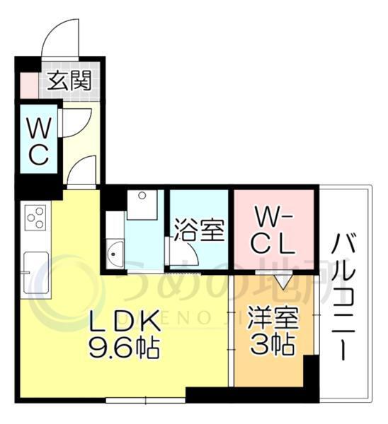 D-ROOM＋西町（205） 間取り図画像