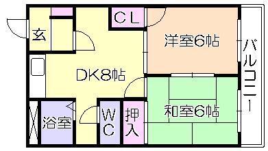ｻﾝﾌｨｰﾙﾄﾞ（105） 間取り図画像