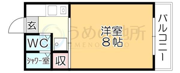 ﾗ･ｸﾞﾗﾝ･ﾘｳﾞｨｴｰﾙ（101） 間取り図画像