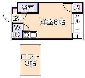 ﾒｿﾞﾝ上津（203） 間取り図画像