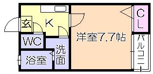楓（205） 間取り図画像
